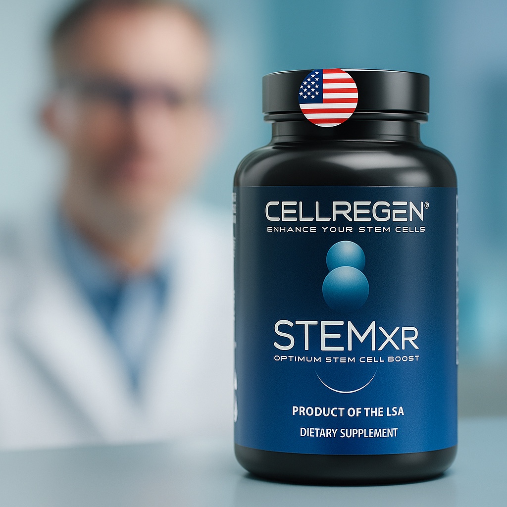 CellRegen STEMxR product spotlight with a clinician in the background