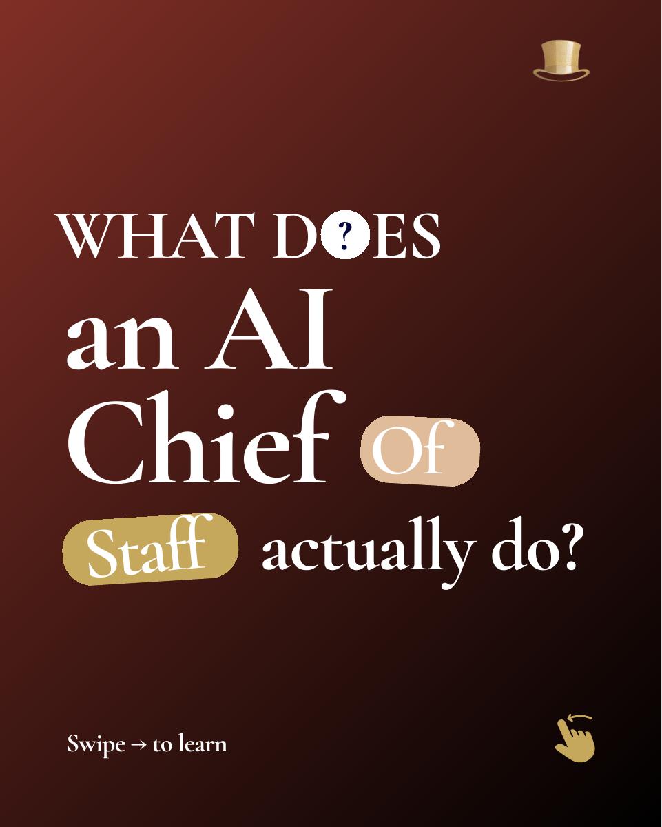 What does an AI Chief of Staff actually do? — slide 1 of 7